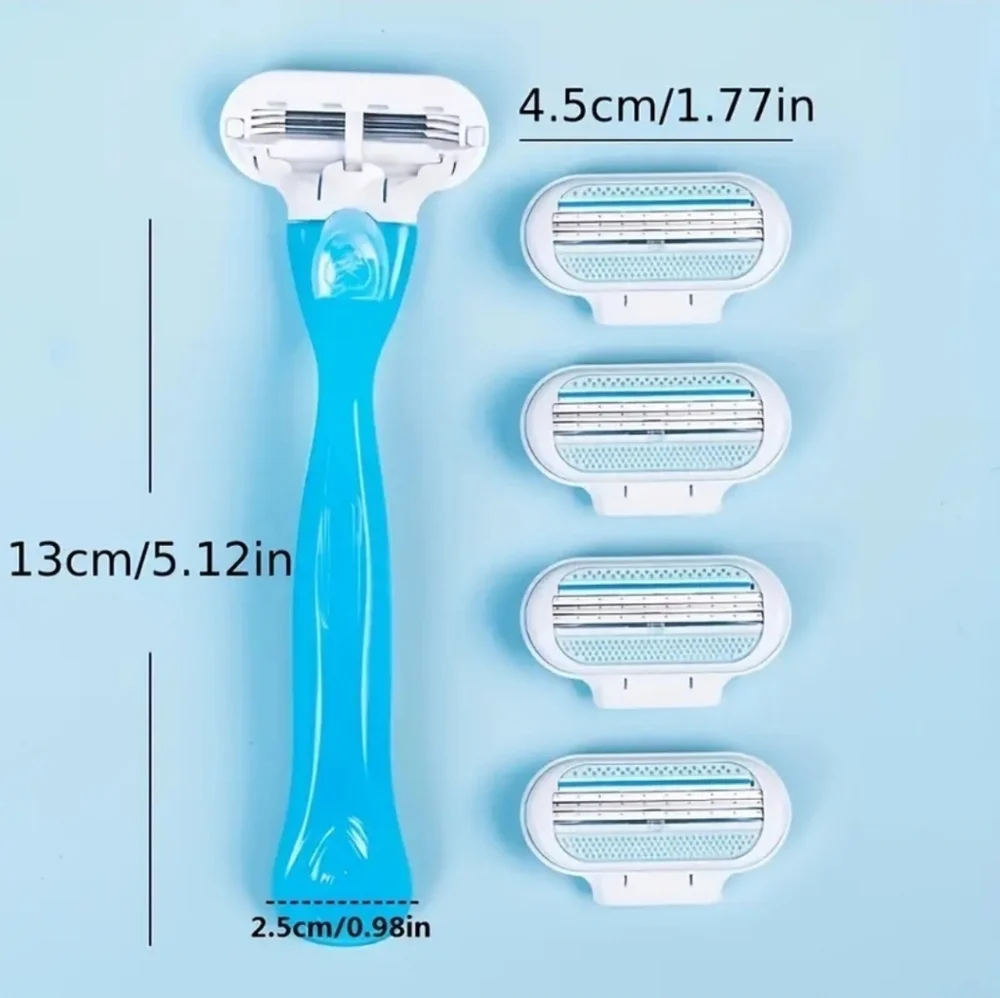 9pc Razor + sensitive strip replacement blades Comparable To Leading Brands - Picture 3 of 4